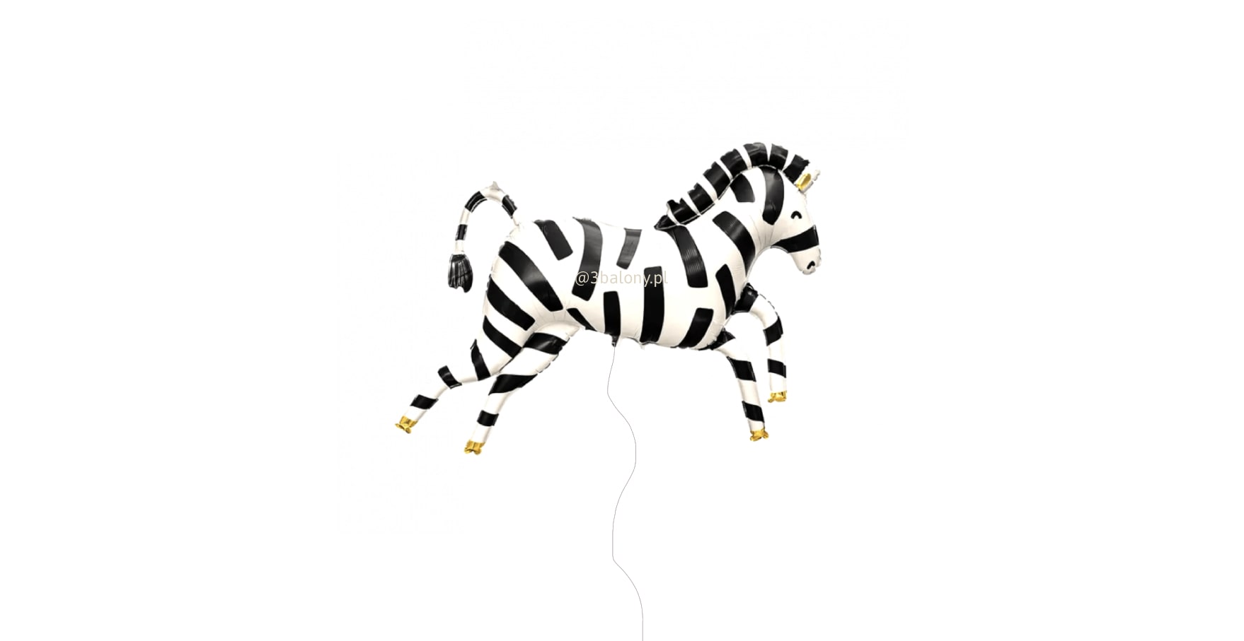 Balon foliowy zebra