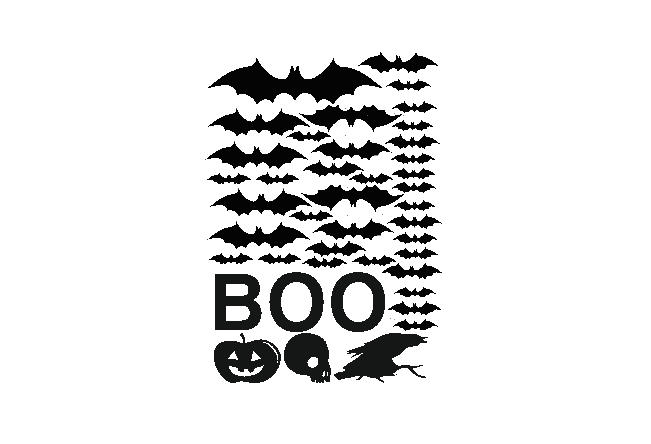 Naklejki samoprzylepne na folii – halloween 2