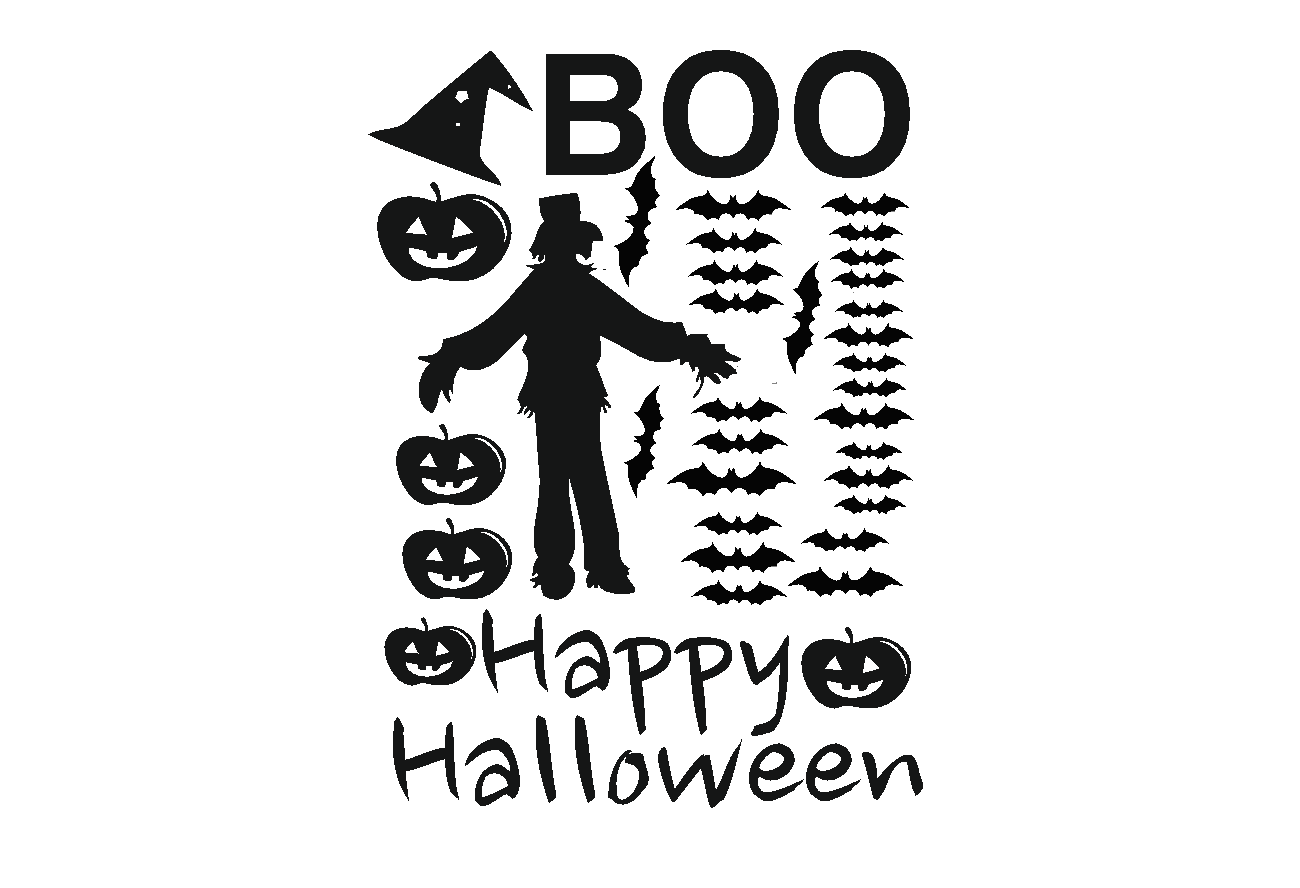 Naklejki samoprzylepne na folii – halloween 3