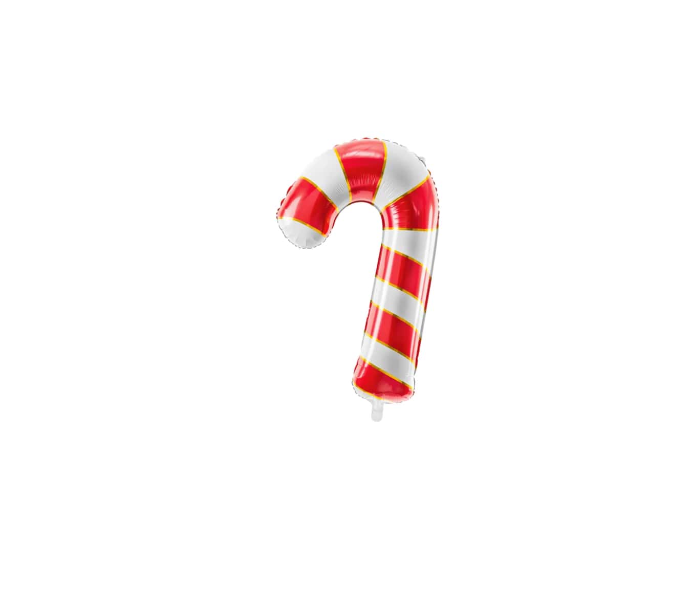 Balon cukierek lizak, kolor biało-czerwony