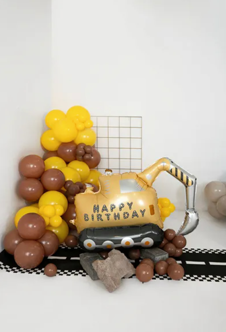 Balon foliowy Koparka, 49 x 76,5 cm