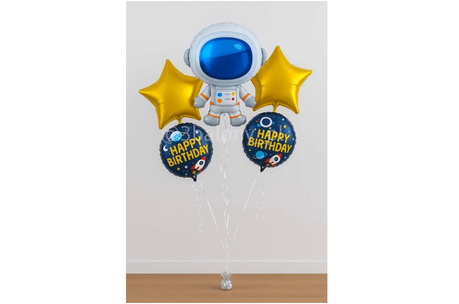 Zestaw 5 balonów z motywem kosmosu