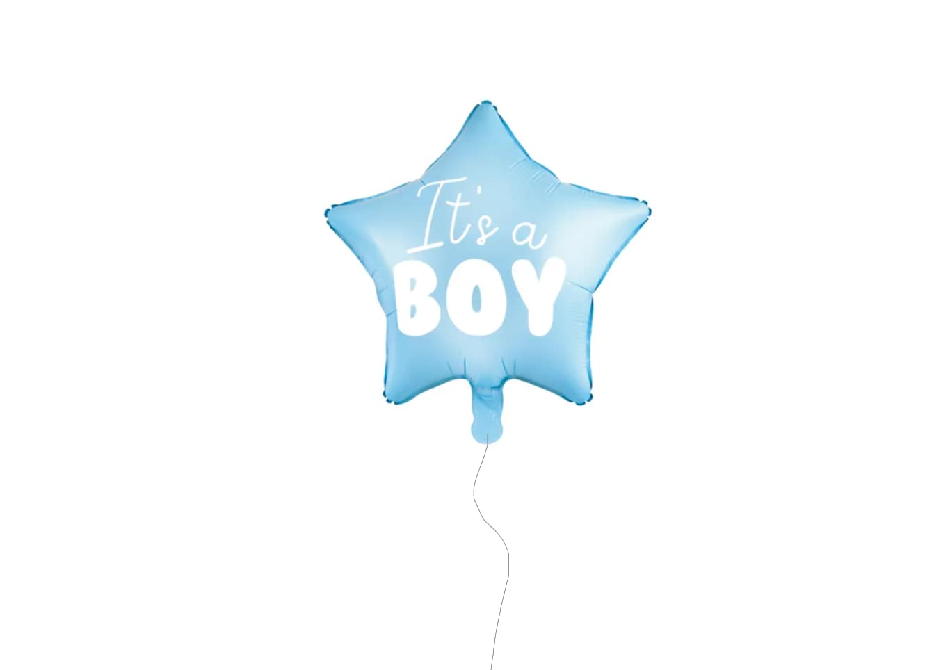 Balon foliowy w kształcie gwiazdki z napisem It’s a boy