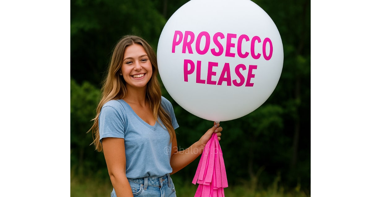 Balon kula Prosecco please