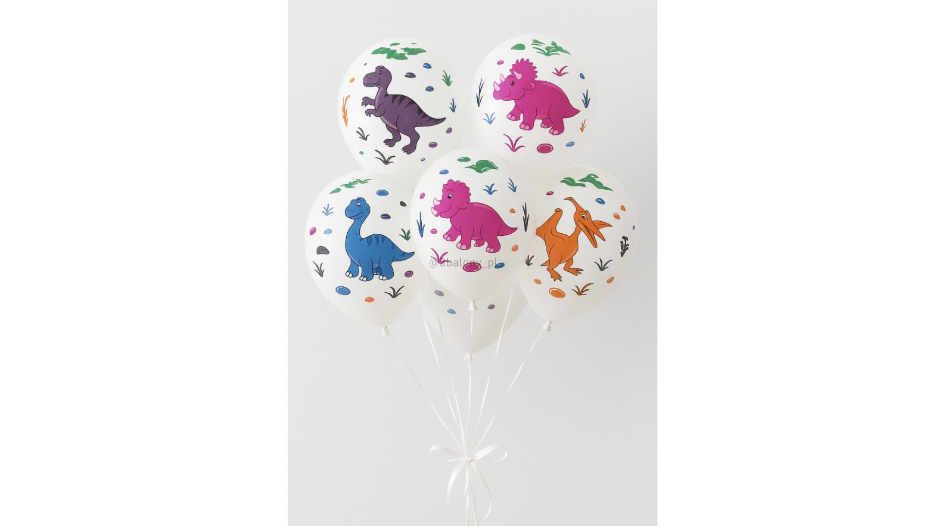Balonowy bukiet z Dinozaurów