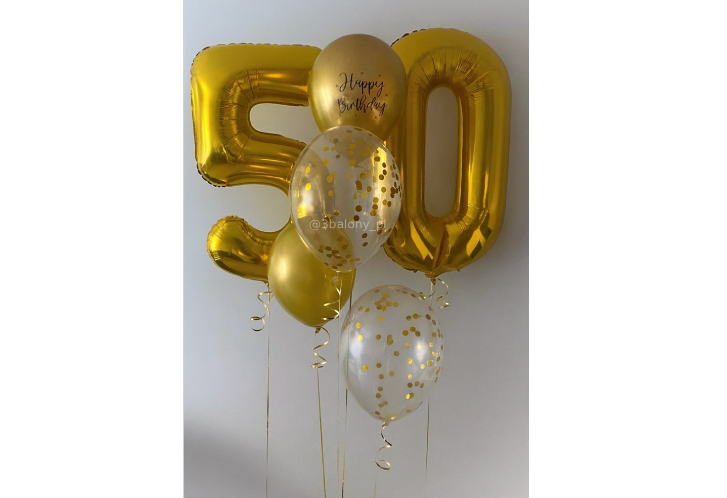 Zestaw balony 5 i 0 złote w zestawie