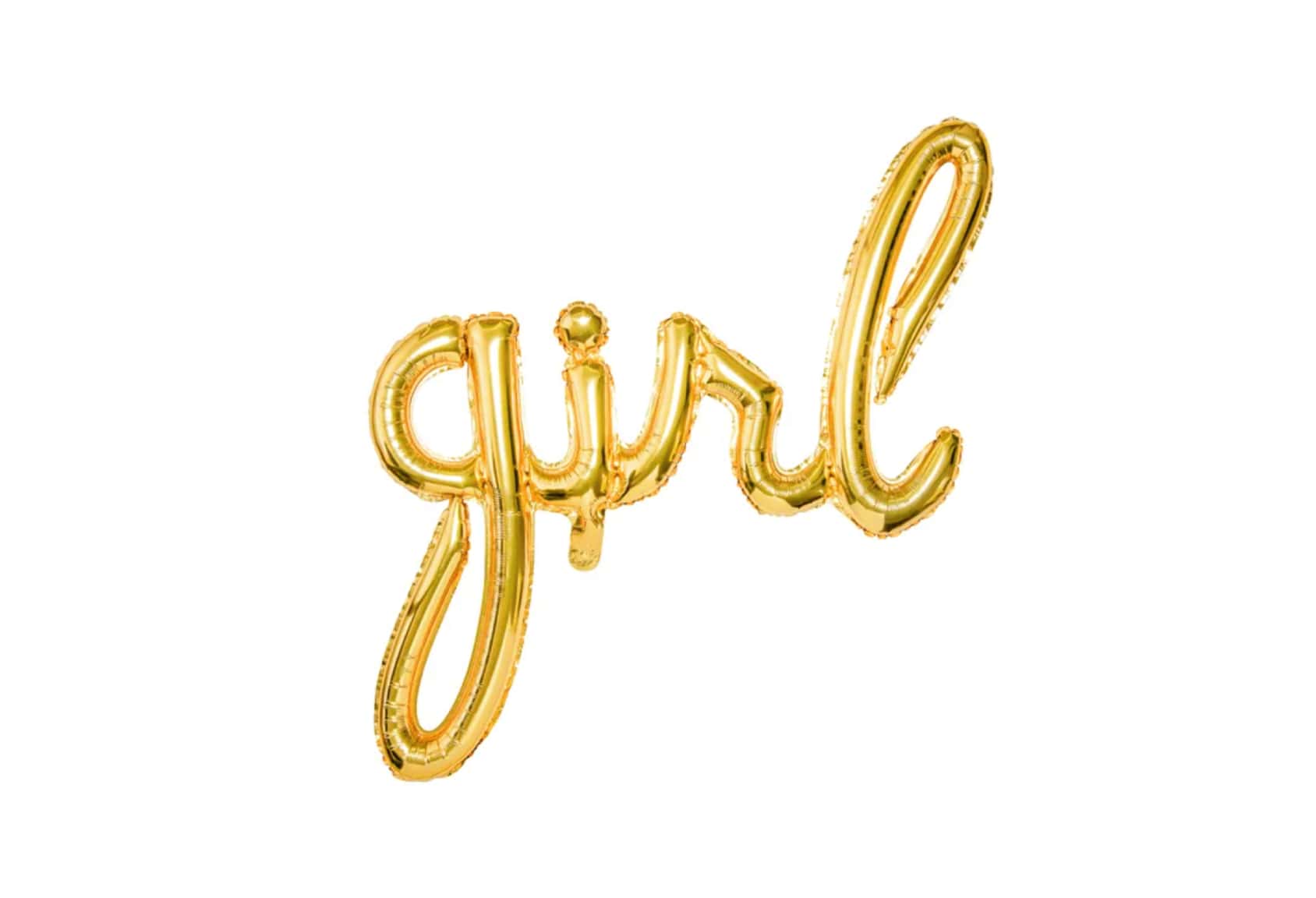 Balon foliowy napis złoty girl